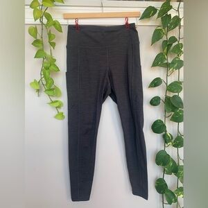 American Eagle Curvy 7/8 Everything Pocket Legging High Waist, Grey Size Medium